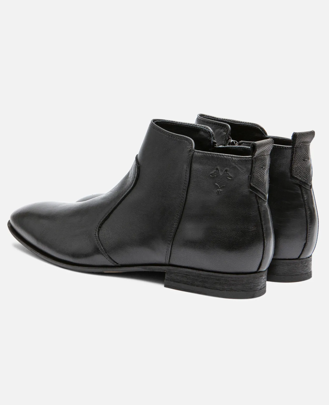 ANDERSON 39 Boots Cuir Tannage Végétal Noir Homme