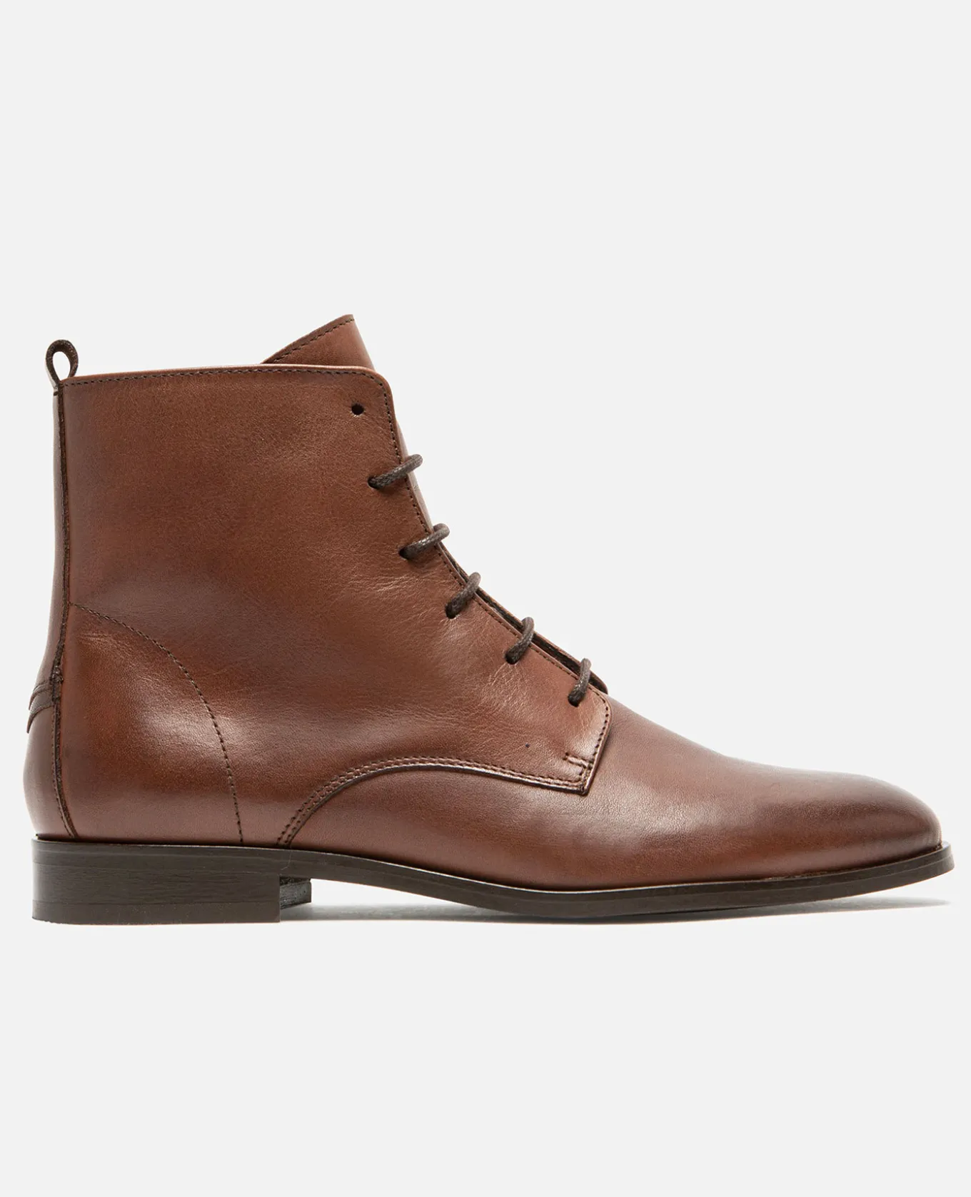 AVERY 73 Boots Cuir Marron Femme
