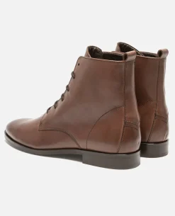 AVERY 73 Boots Cuir Marron Femme
