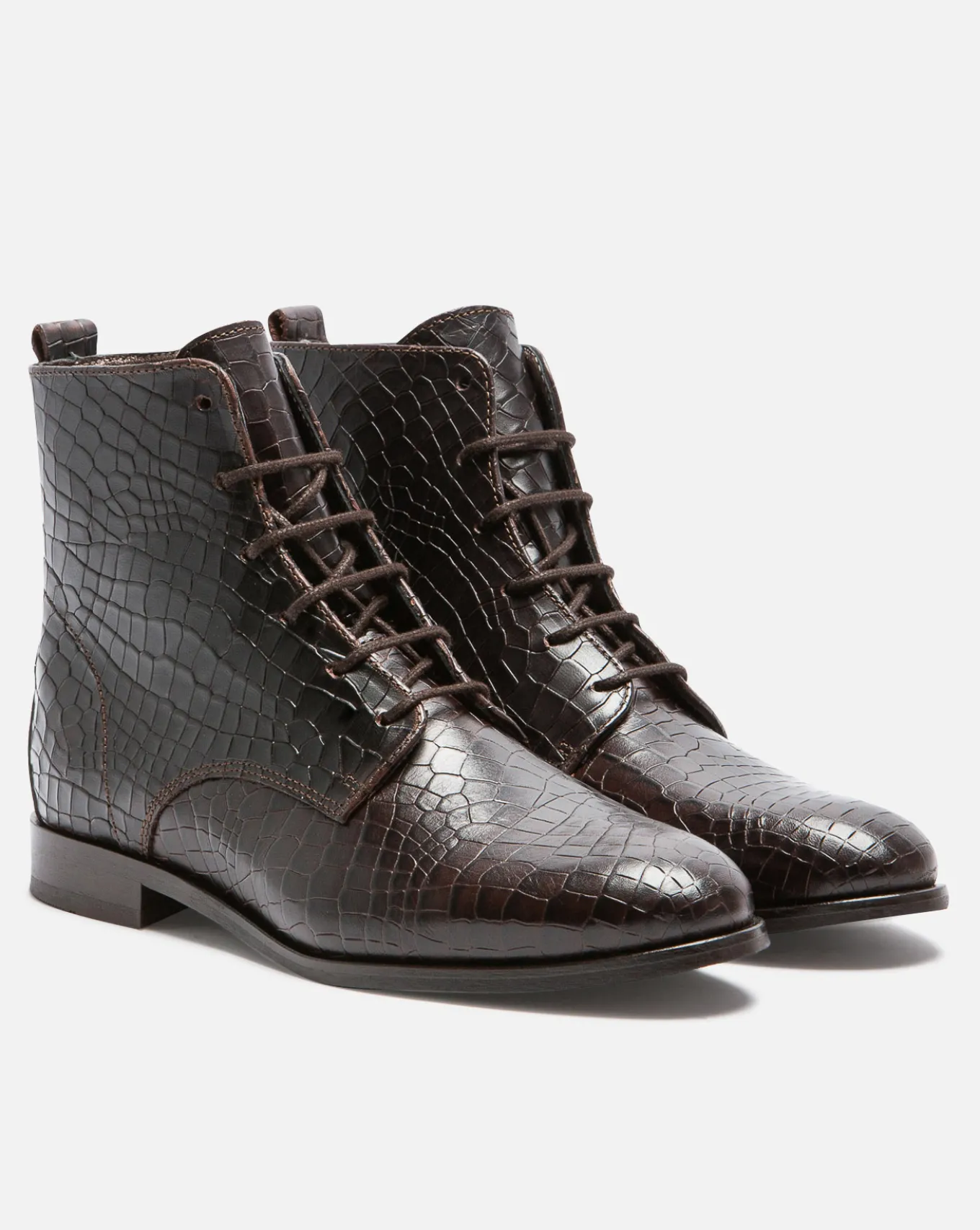 AVERY M VGT Boots Cuir Tannage Végétal Marron Femme