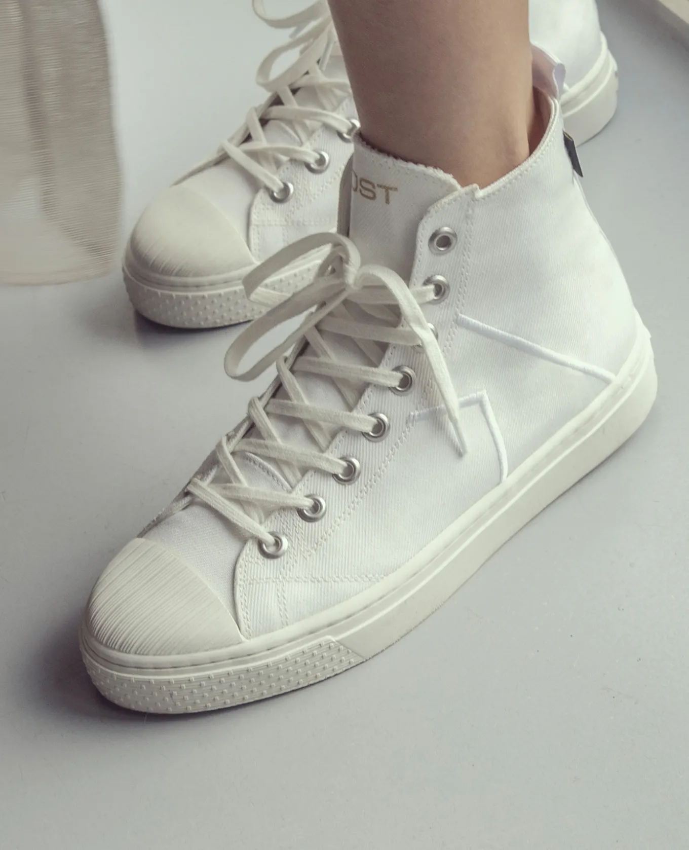 BACKSTAGE H VEG Sneakers Vegan Textile Recyclé Blanc Homme