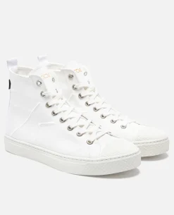 BACKSTAGE H VEG  Sneakers Vegan Textile Recyclé Blanc Femme