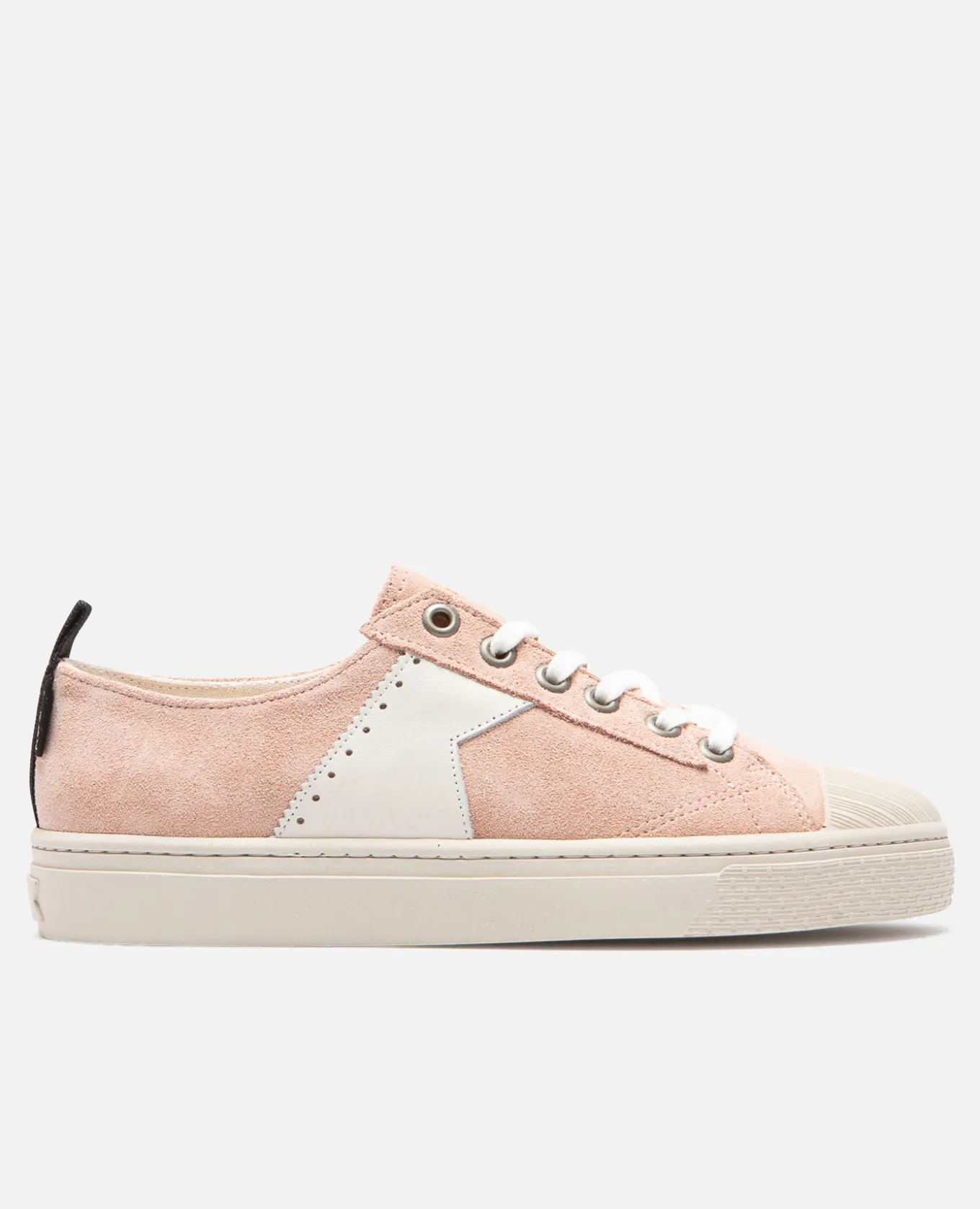 BACKSTAGE L7 Sneakers Éco-responsable Croûte velours Rose Femme