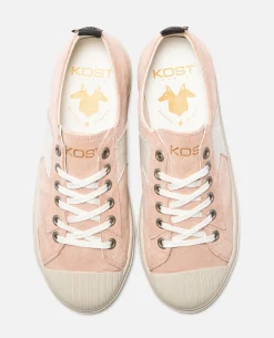 BACKSTAGE L7 Sneakers Éco-responsable Croûte velours Rose Femme