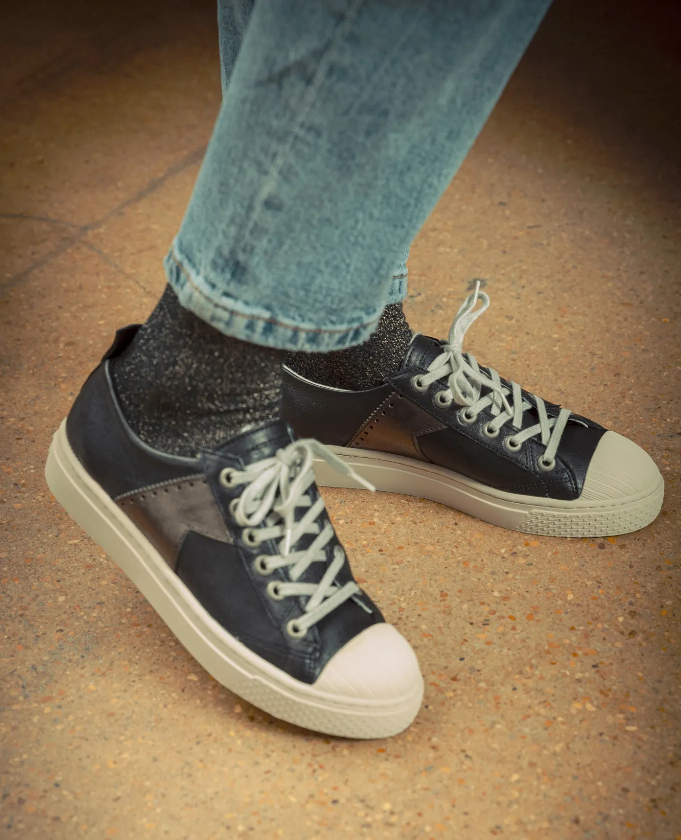 BACKSTAGE L4 Sneakers Cuir Tannage Végétal Femme
