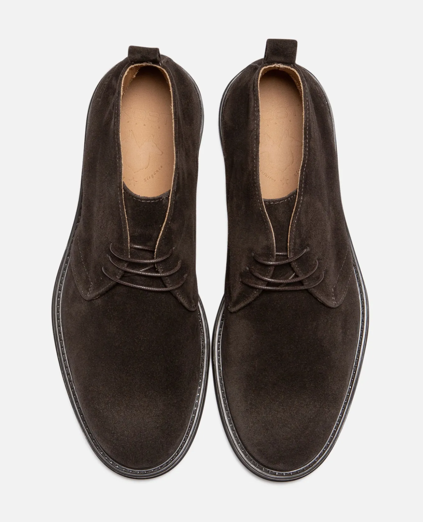 BART V Chukka Boots Croûte velours Marron Homme