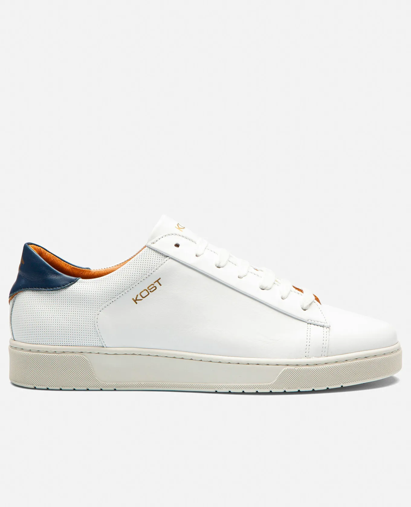 BATTLE 8 Sneakers Cuir Blanc Homme