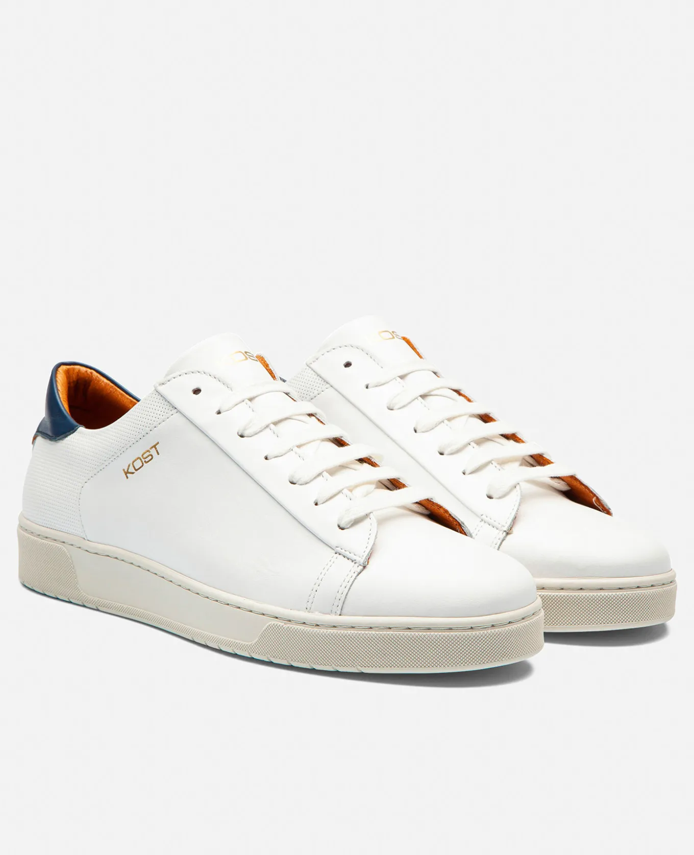 BATTLE 8 Sneakers Cuir Blanc Homme