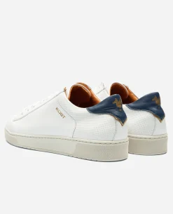 BATTLE 8 Sneakers Cuir Blanc Homme