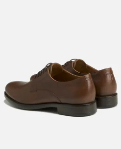BILL VGT Derbies Cuir Tannage Végétal Cognac Homme