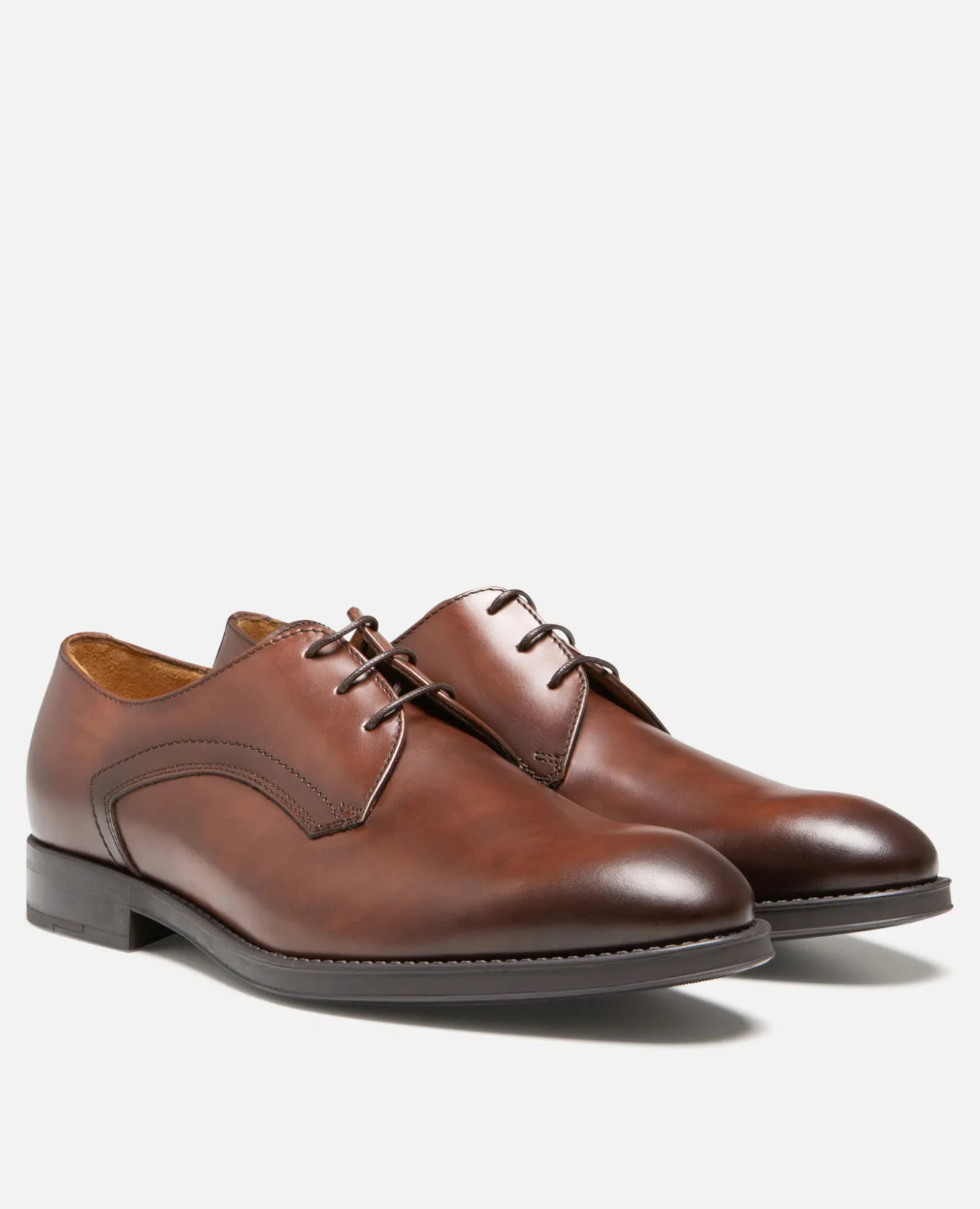 BLAIR Derbies Cuir Marron Homme