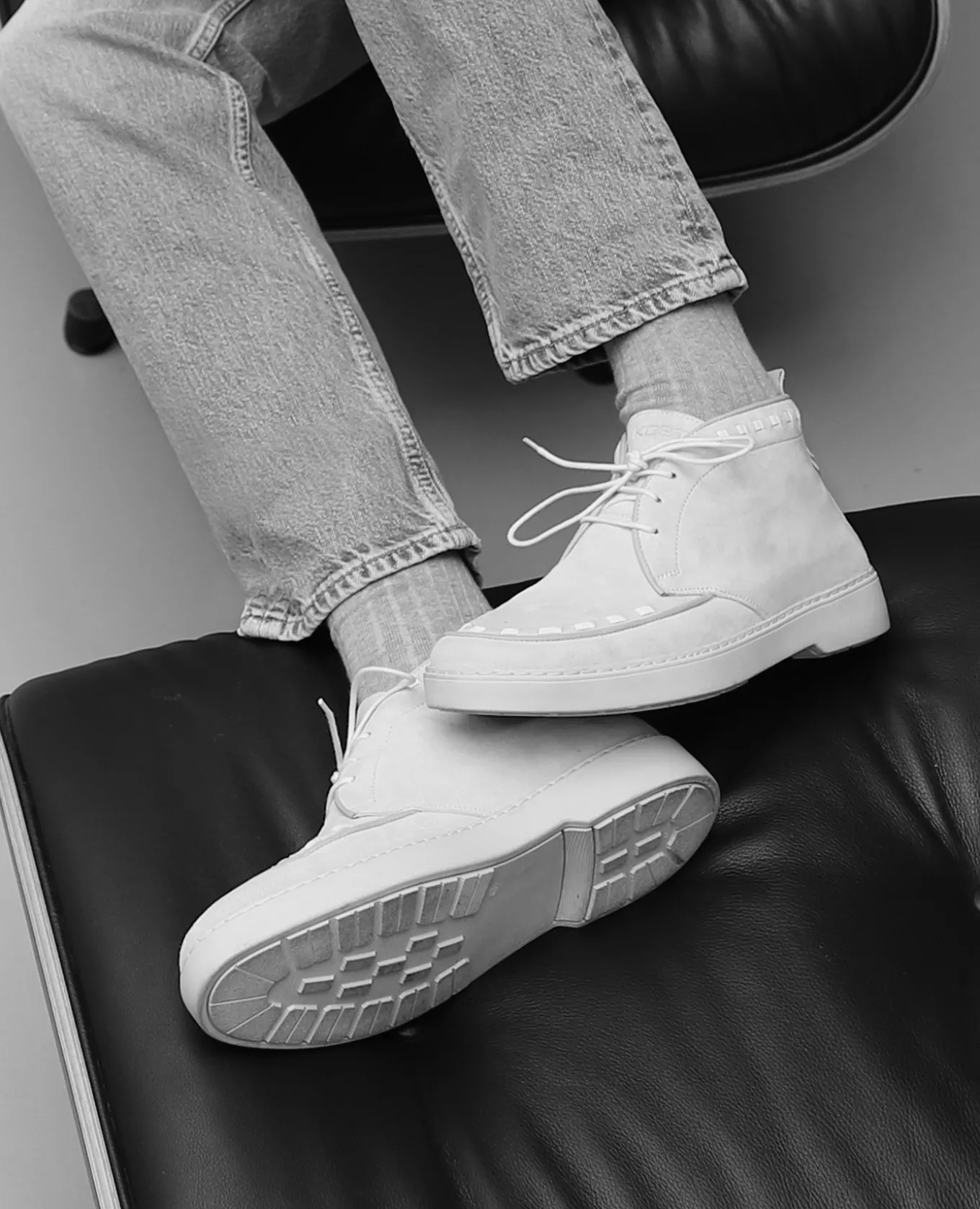 BLAKE Chukka Boots Croûte velours Beige Homme