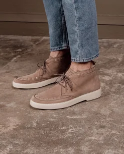 BLAKE Chukka Boots Croûte velours Marron Homme
