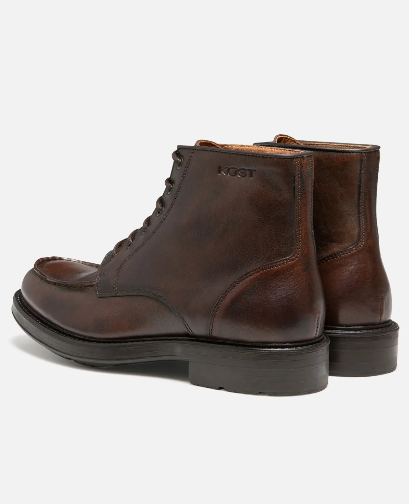 BOLD FO VGT Boots Cuir Tannage Végétal Marron Homme