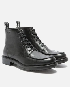 BOLD T VGT  Boots Cuir Tannage Végétal Noir Homme