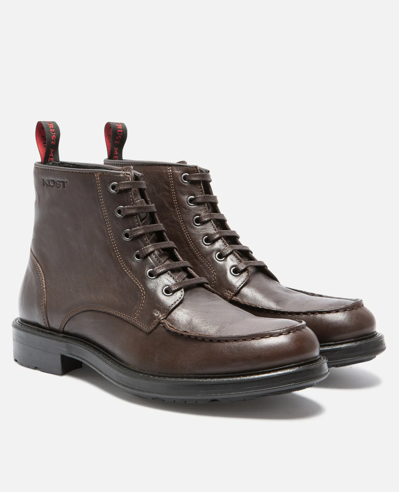 BOLD T VGT Boots Cuir Tannage Végétal Marron Homme