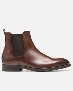 BRAD Chelsea boots Cuir Marron Homme