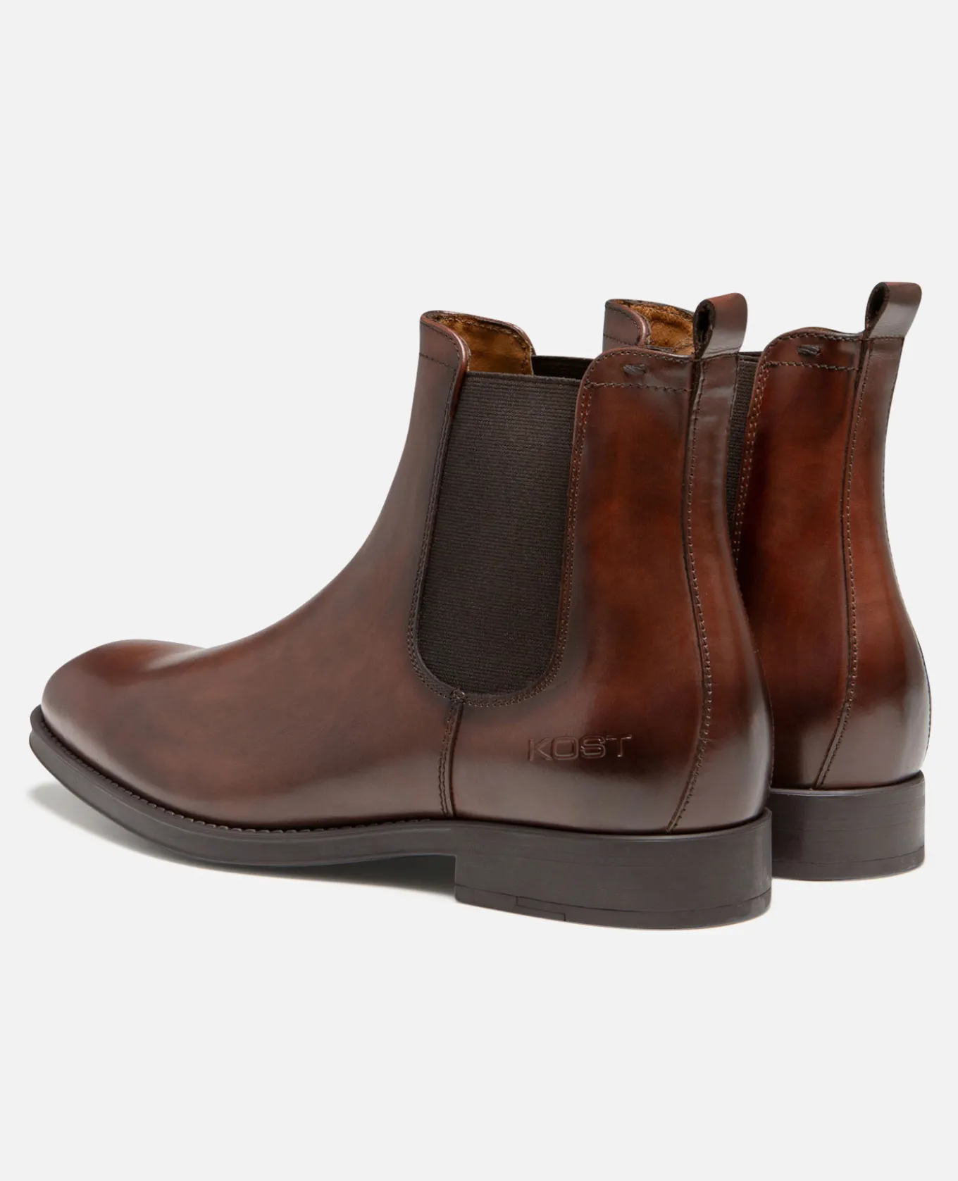 BRAD Chelsea boots Cuir Marron Homme