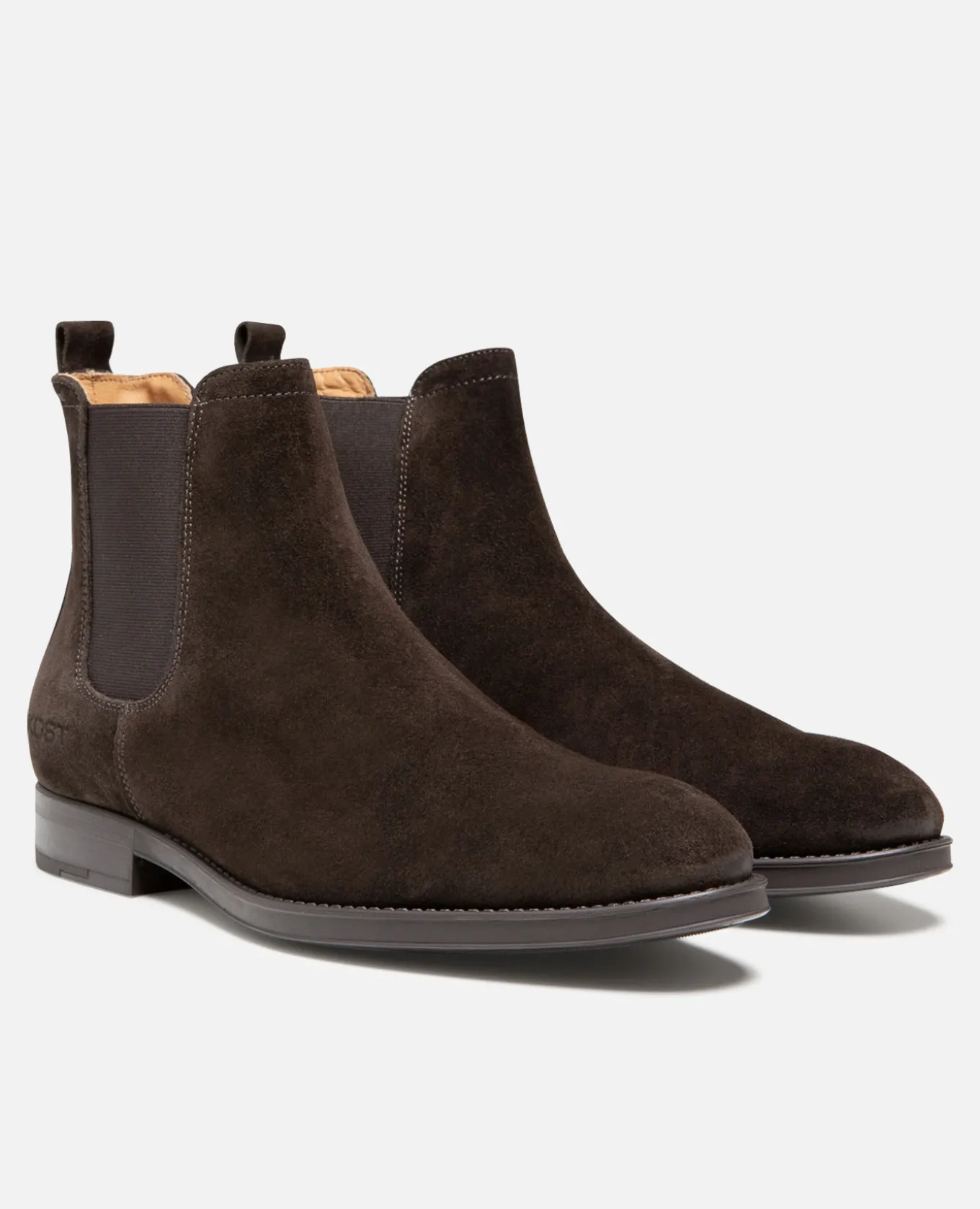 BRAD V Chelsea boots Croûte velours Marron Homme