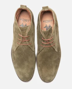 BRETT 95 A Chukka Boots Croûte Velours Made in France Vert Homme