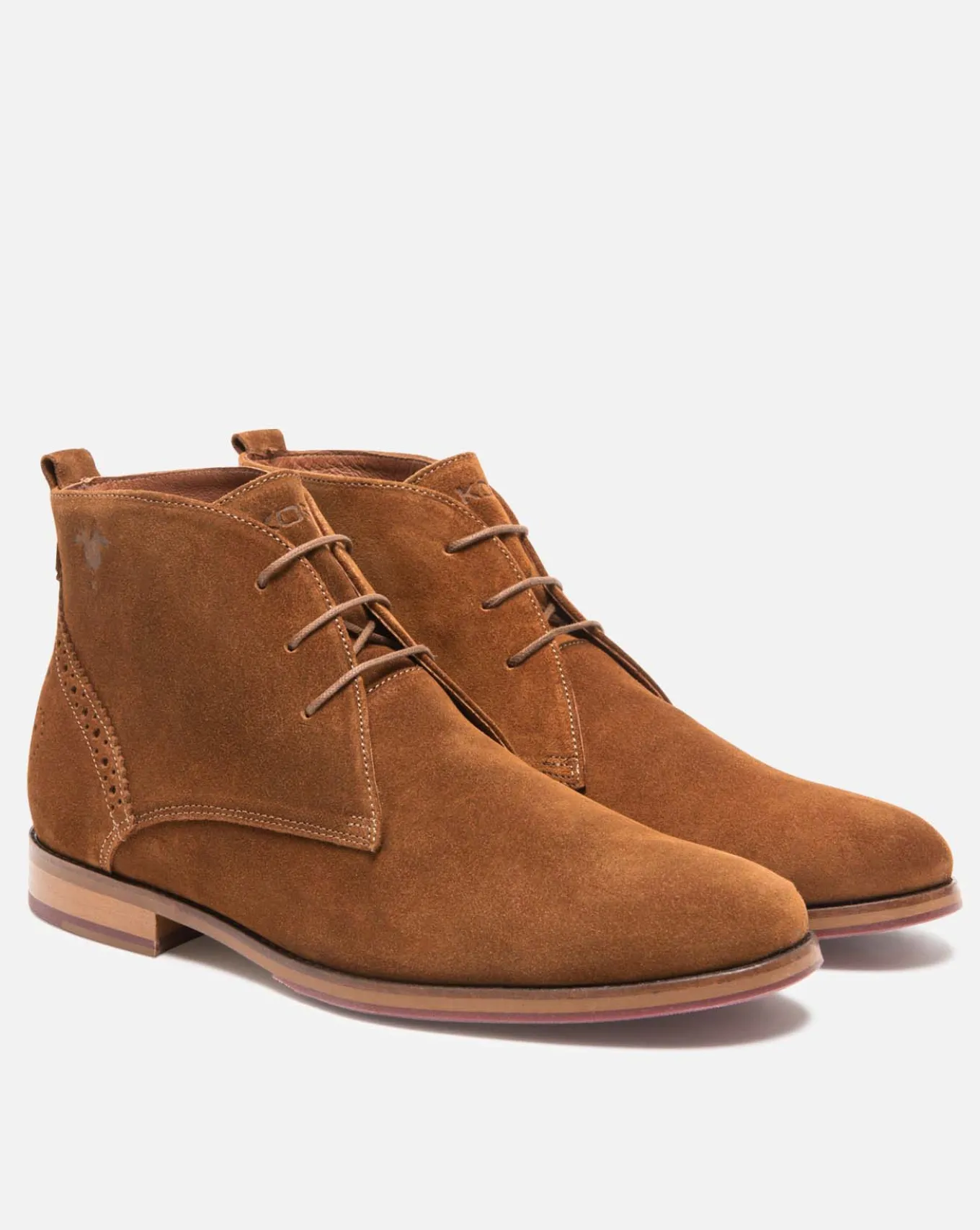 BRETT 95 A Chukka boots Made in France Croûte velours Homme