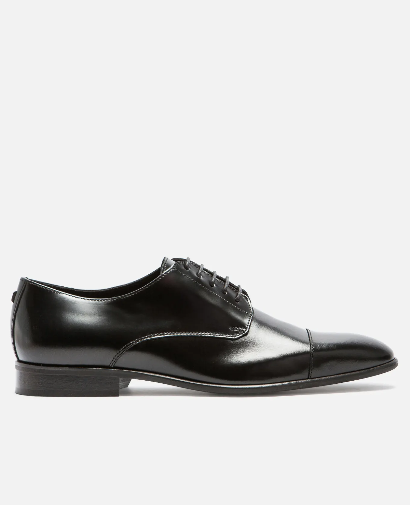 CLAYTON Derbies Cuir Noir Homme