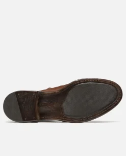CLIFF VGT Boots Cuir tannage végétal Cognac Homme