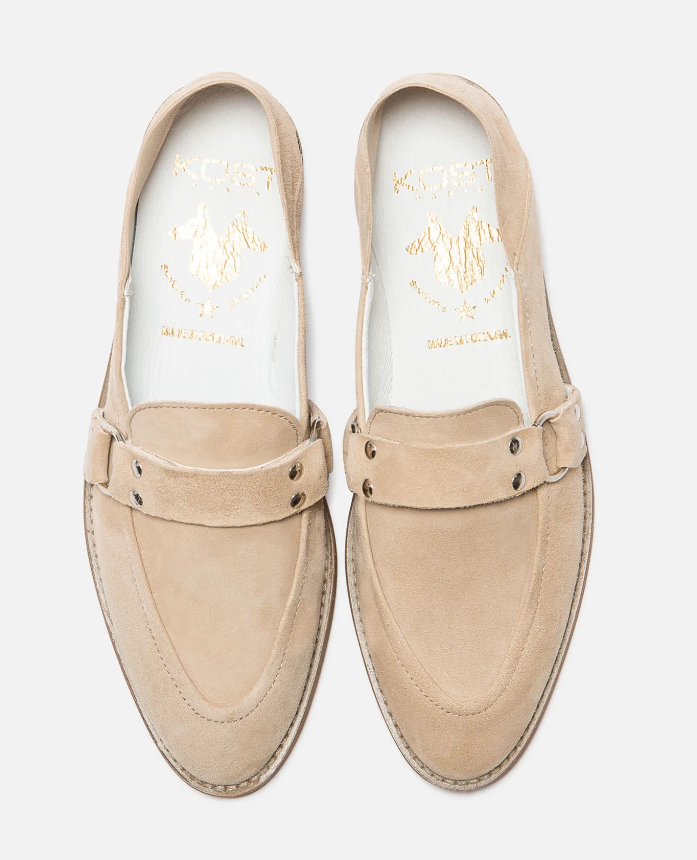 COLEEN 5 Mules Croûte velours Beige Femme
