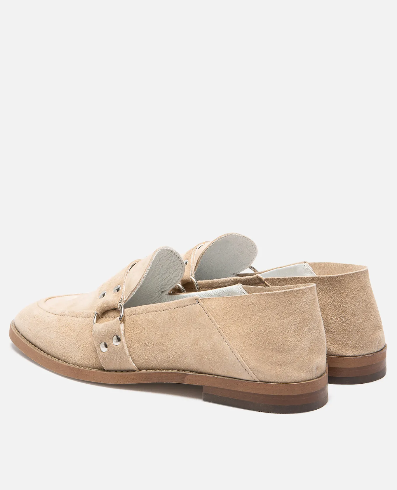 COLEEN 5 Mules Croûte velours Beige Femme