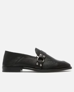 COLEEN 63 Mules Cuir Tannage Végétal Noir Femme