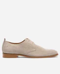 COLT 5 Derbies Croûte Velours Gris Homme