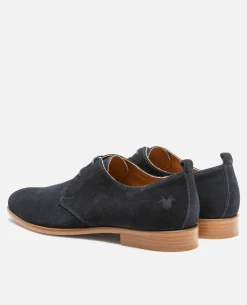 COLT 5 Derbies Croûte Velours Bleu Homme