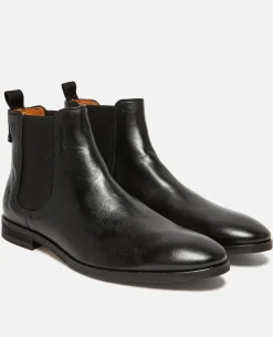 CONNOR 39  Chelsea boots Cuir Noir Homme