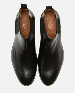 CONNOR 39 Chelsea boots Cuir Noir Homme