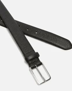 CORLEONE  Ceinture Made In France Cuir Tannage Végétal Noire