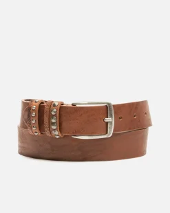 COSTELLO Ceinture Made in France Cuir Tannage Végétal Marron