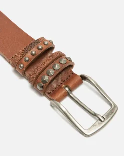 COSTELLO  Ceinture Made in France Cuir Tannage Végétal Marron