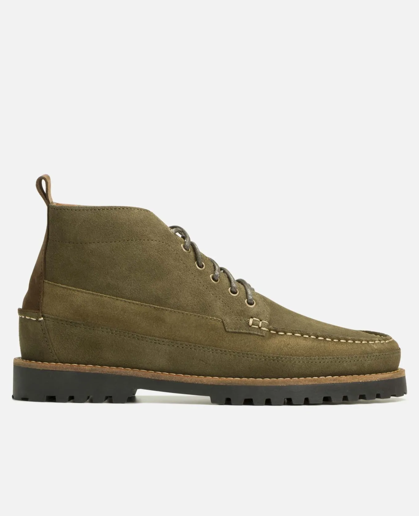 CRISPY V Chukka Boots Croûte velours Vert Homme