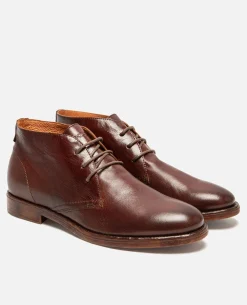 DANDY 67  Boots Cuir Marron Homme