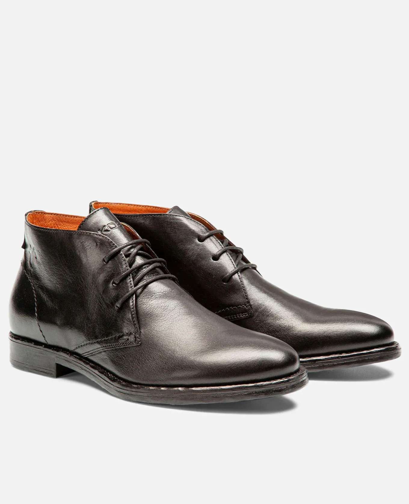 DANDY 67 Boots Cuir Noir Homme