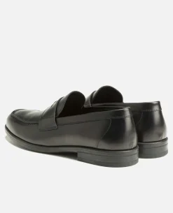 DAPPER Mocassins Cuir Noir Homme