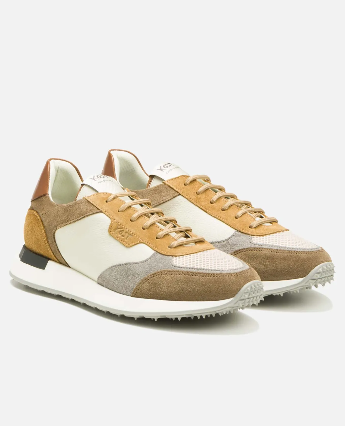 DAZZLING MG Sneakers Croûte Velours Taupe Homme