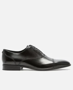DOUGLAS Richelieu Cuir Noir Homme