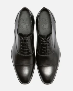 DOUGLAS Richelieu Cuir Noir Homme