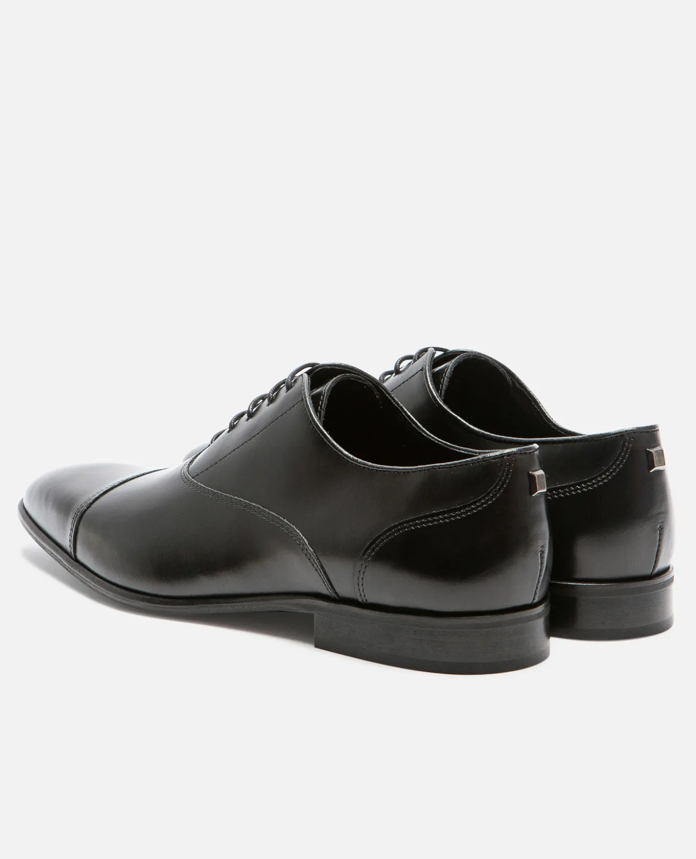 DOUGLAS Richelieu Cuir Noir Homme