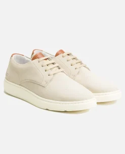 DREAM  Baskets Croûte Velours Beige Homme