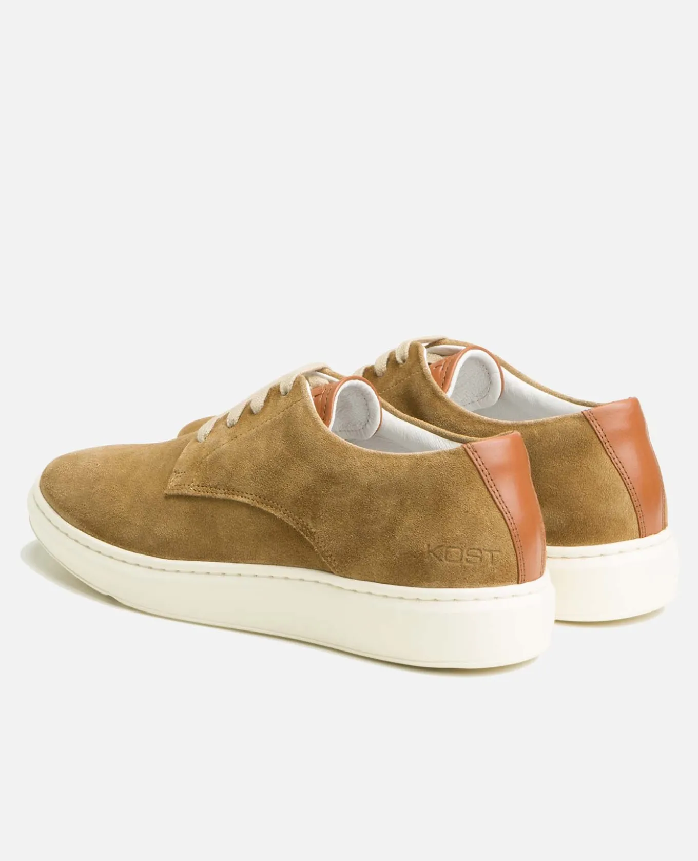 DREAM Baskets Croûte Velours Taupe Homme