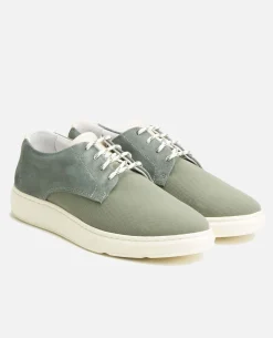 DREAM T  Sneakers Croûte Velours Textile Kaki Homme