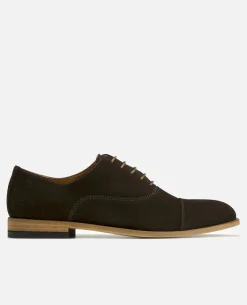EASY 5 Richelieu Croûte Velours Marron Homme