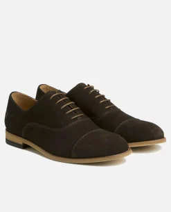 EASY 5  Richelieu Croûte Velours Marron Homme